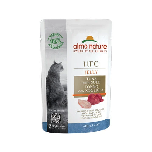 Almo Nature HFC Jelly Katzenfutter - Frischebeutel - Thunfisch Und Seezunge 3 Almo Nature HFC Jelly Katzenfutter - Frischebeutel - Thunfisch Und Seezunge