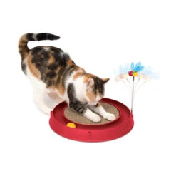 Catit Play Katzenspielzeug Mit Kratzfläche -Haustierprodukte catit play ball toy with scratch pad 123866 0500 none