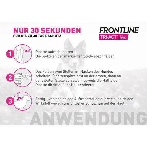 Frontline Tri-Act Gegen Zecken, Flöhe Und Fliegende Insekten Für Hunde 16 Frontline Tri-Act Gegen Zecken, Flöhe Und Fliegende Insekten Für Hunde – Bild 14