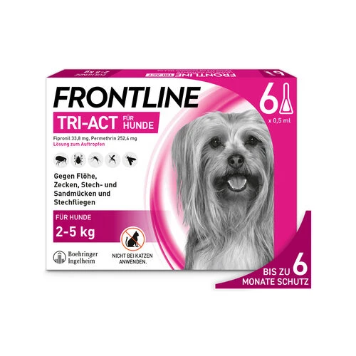 Frontline Tri-Act Gegen Zecken, Flöhe Und Fliegende Insekten Für Hunde 4 Frontline Tri-Act Gegen Zecken, Flöhe Und Fliegende Insekten Für Hunde – Bild 2