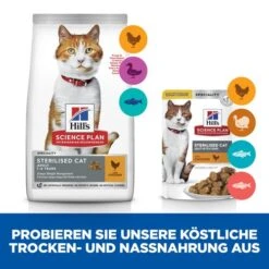 Hill's Science Plan Sterilised - Adult Cat -Haustierprodukte hills science plan feline adult sterilised chicken 218811 0500 none