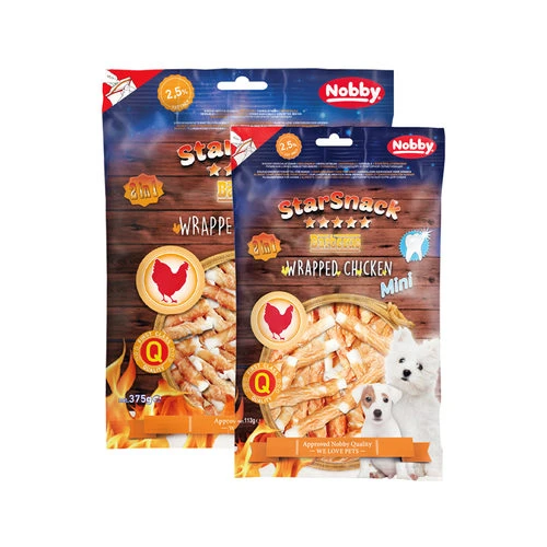 Nobby - Starsnack Barbecue Wrapped Chicken Mini 3 Nobby - Starsnack Barbecue Wrapped Chicken Mini
