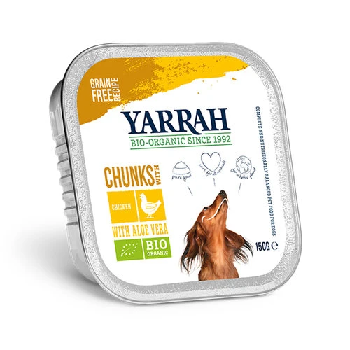 Yarrah - Hundefutter In Soße Huhn Mit Aloe Vera Bio